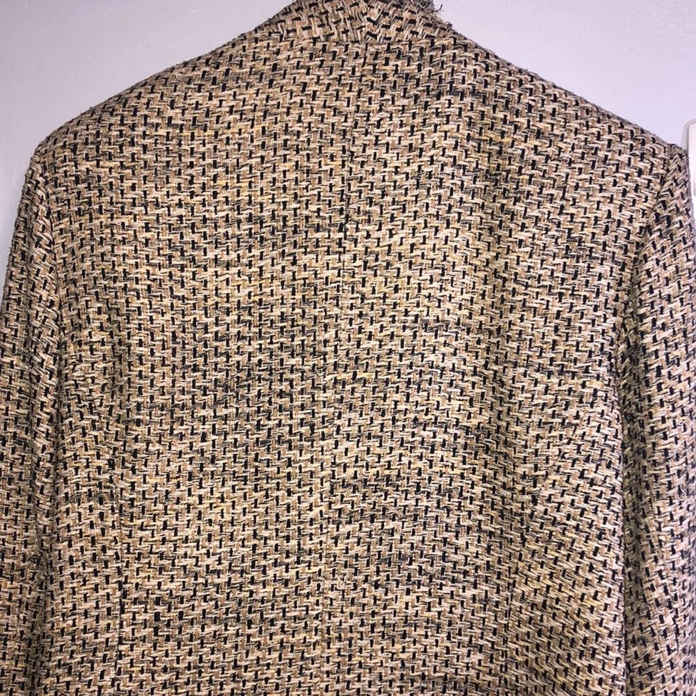 WORTHINGTON 100% silk open front blazer